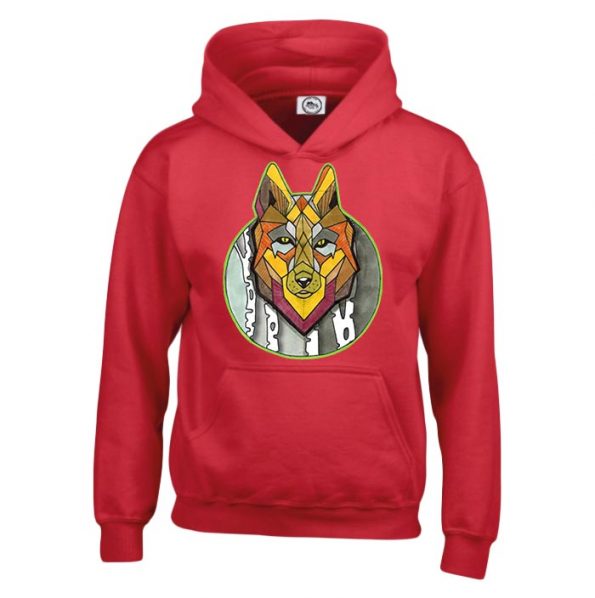 Working file with all products and graphicsYouth Hooded Sweatshirt Red